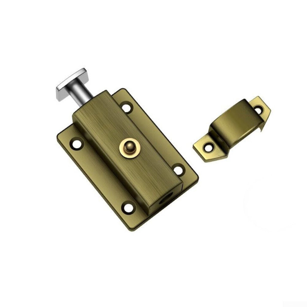 Antique Steel Stainless Bronze Spring Latch, 3Inch Locking, Semiautomatic Rustresistant Bolt, For Distribution Boxes 9174973608042