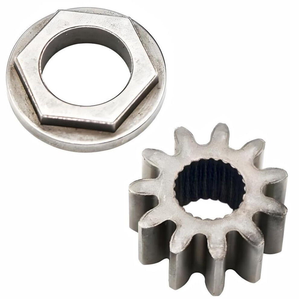 Pinion Gear & Bushing 9410656A/7410656A, Steering Shaft Kit, Wearresistant, Compatible With Mtd Cub Cadet Troybilt Toro 9199774284912