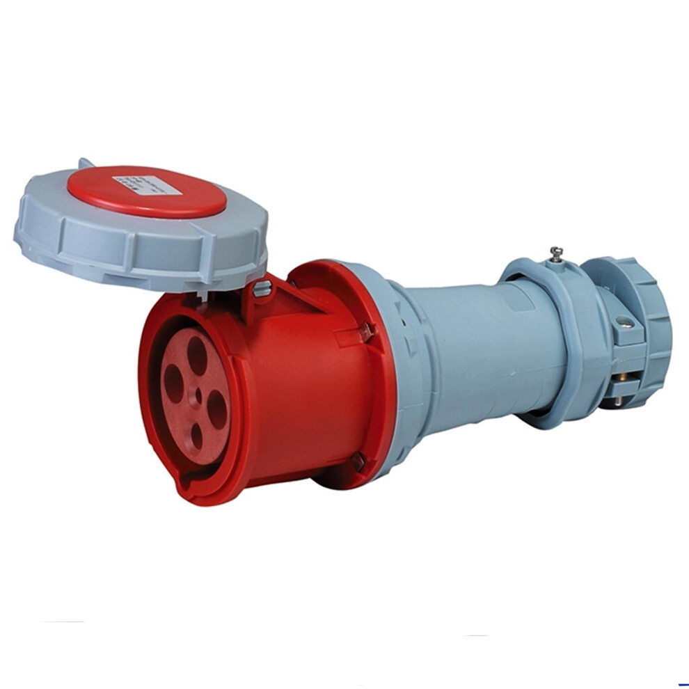 Upgraded Waterproof Pc Shell Material Industrial Surfacemounted Socket 4Pin 125A 380415V 3P+E Ip67 Rosso 9187378633304