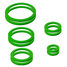 80-200mm Fishtank Floating Plant Rings Aquarium-Green 10