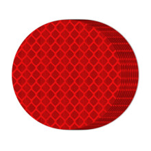 10 Pack Red Adhesive Reflector Strips for Bikes Motorcycles Strollers and Backpacks