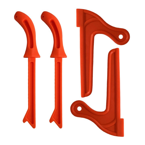 Woodworking Push Sticks 4 Pack With Ergonomic Handle For Tablesaw And Jointer Use Carpentry Hand Tools Comfortable Grip