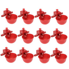 Bird Water Feeder 12Piece Portable Set For Chick Water Dispenser, Pigeon Feeder, Quail Waterer