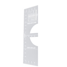 Acrylic T Shirt Print Ruler for Sewing Alignment Measuring and Centreing