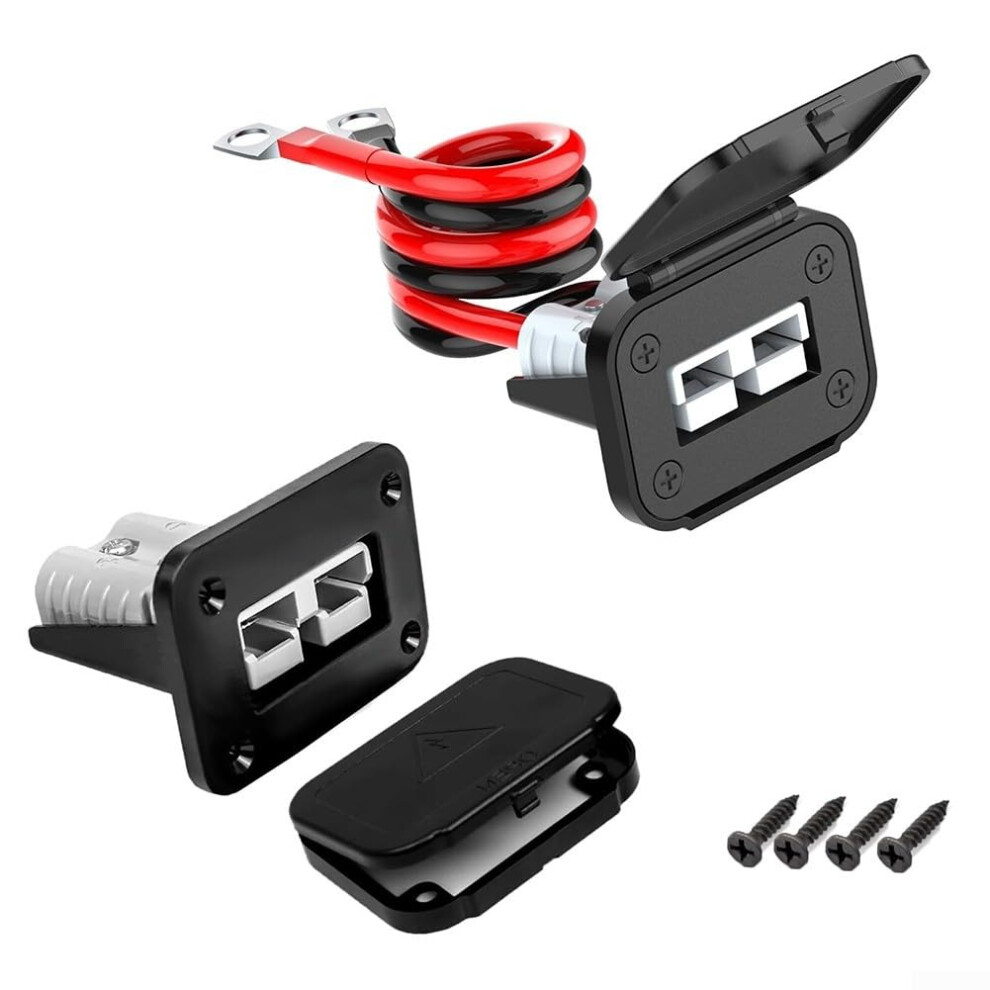 50A Battery Quick Disconnect Connector With Conductivity Pins For Anderson, Trailers And Golf Carts 9347817872743