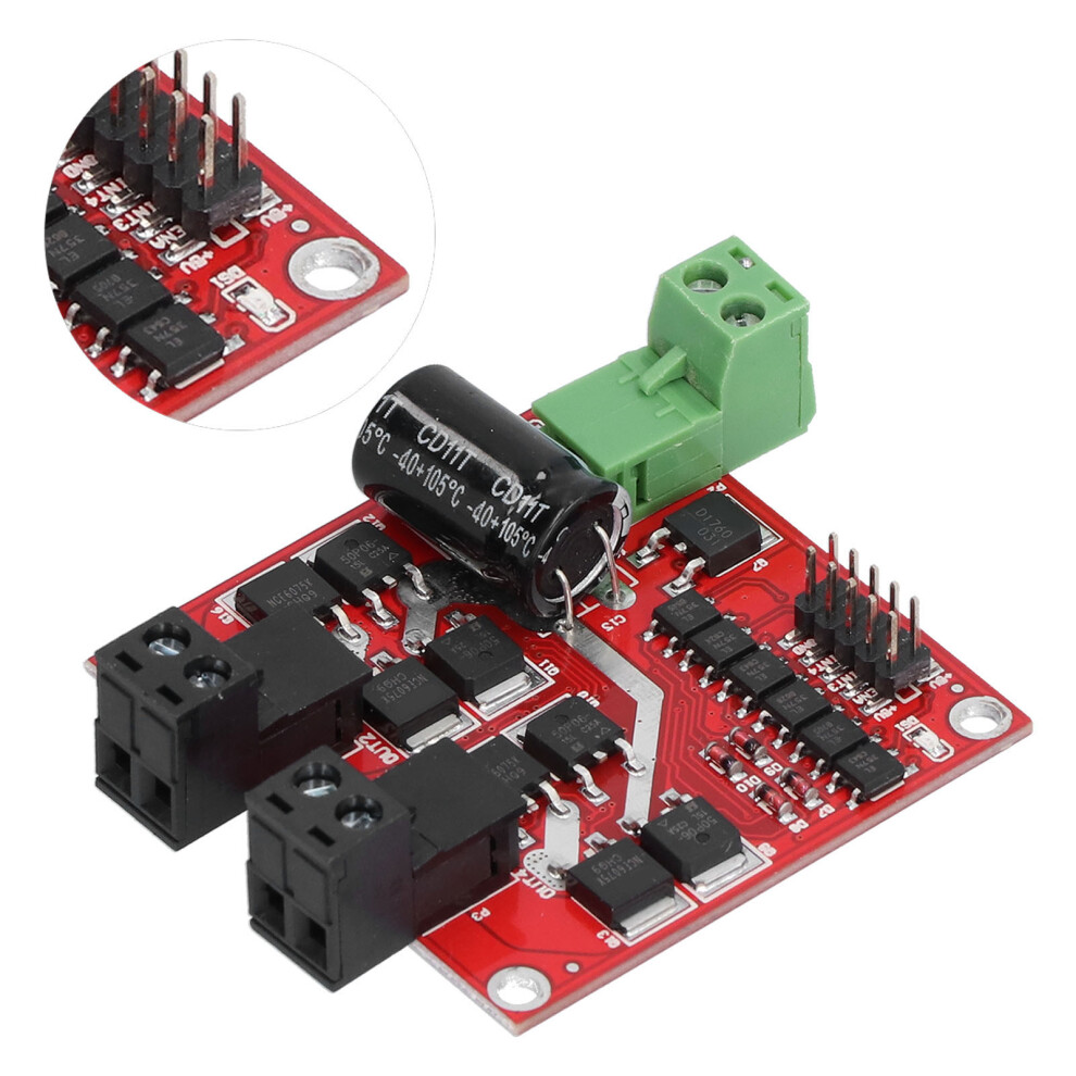 Dc Motor Driver Module Plastic 2Channel Pwm 160W Highpower Electronic Part 7641377659106