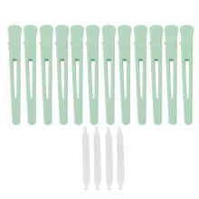 Non-Slip Handle Hair Styling Clips, Sturdy Hold Non-Crease For Salon Hairdressing Makeup Shower Washing Decoration Home (Secure Grip)