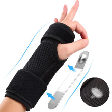 Komfortable Handgelenkbandage zur Unterstützung der Genesung bei Sehnenentzündungen, ergonomisches Design mit herausnehmbarer Aluminiumschiene,