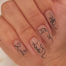 Faux ongles réutilisables en forme de cercueil, en gel acrylique souple ABS, longs et de qualité professionnelle, faciles à appliquer, parfaits