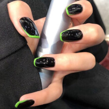 Faux ongles à séchage UV, effet professionnel pour mariages, bals de promo, rendez-vous et festivals, lot de 24 avec une conception flexible pour