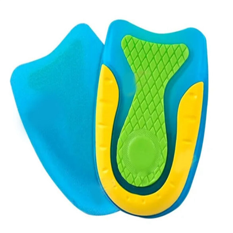 Heel Pain Relief, Gel Sport Traction Heel Cup for Plantar Fasciitis, Achilles Tendonitis, Ergonomic Heel Cushions, Shock Absorbing Insoles, Suitable