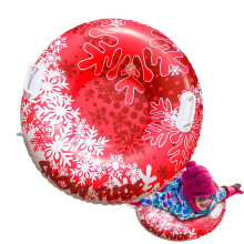 Children's Snow Tube 80 cm, Inflatable Sledge, Family Outdoor Toy, Two Handles For Park And Garden Skating And Skiing
