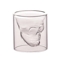 Funny Coffee Mug Glass Tea Cup, Dishwasher Microwave Safe for Hot and Cold Drinks, Unique Sake Style