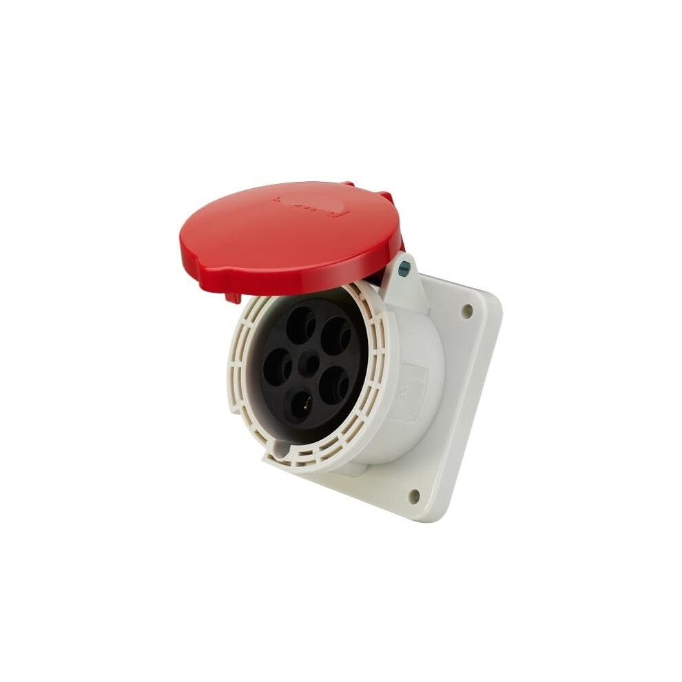 63A Industrial Plug With Secure 5Pin Connection, Durable Concealed Socket Connector 5V 9094768573648