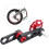 Single Speed Bicycle Rear Guide Chain Stabilizer Adjustable Tension Lightweight Accessory Black And Red 2
