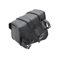 Waterproof Motorcycle Saddlebags Leather Side Tool Pouch  Capacity Storage for Cruiser Cafe Racer Right