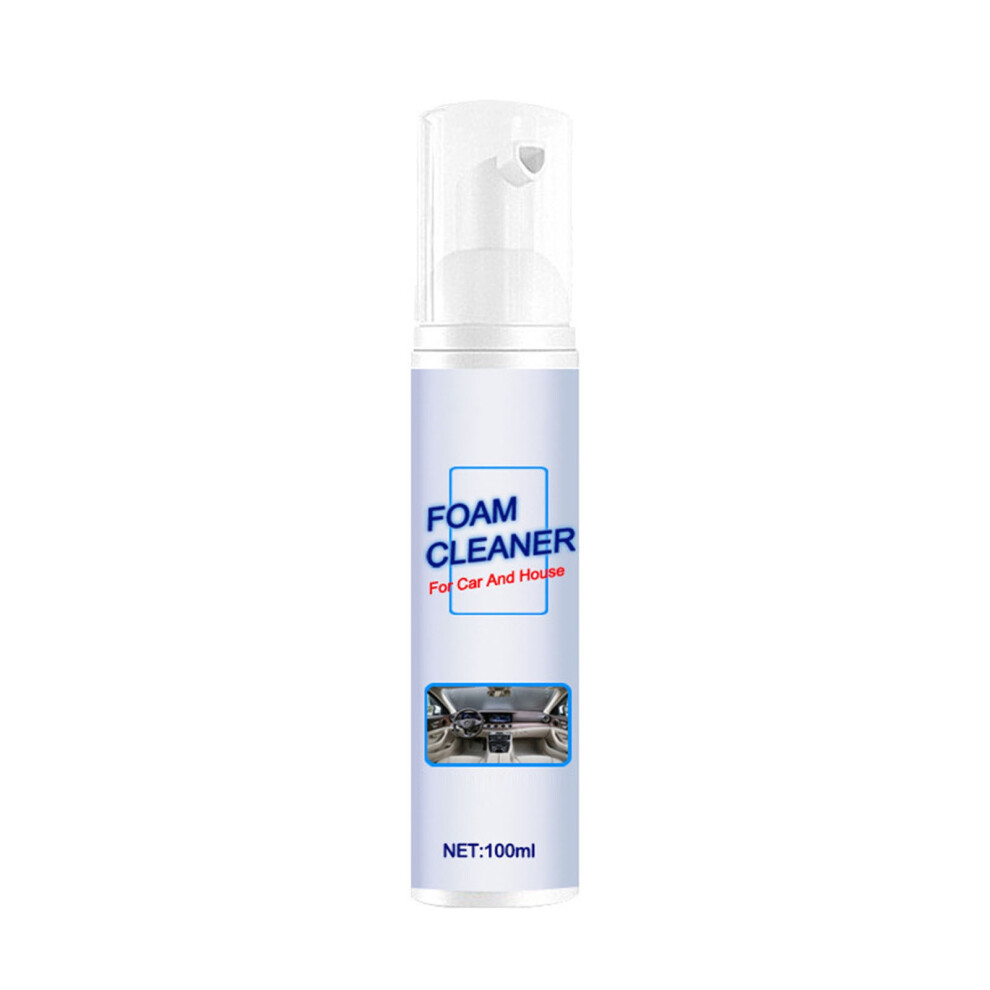 (Multicolour) 30/60/100Ml Multi Functional Foam Cleaner For Car Interior No Cleaning Cleaner Steering Wheel Dry Cleaning 4372058778948