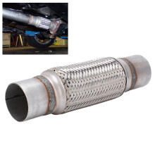 2.5x12in Stainless Steel Flexi Pipe for Car Exhaust with Particle Filter