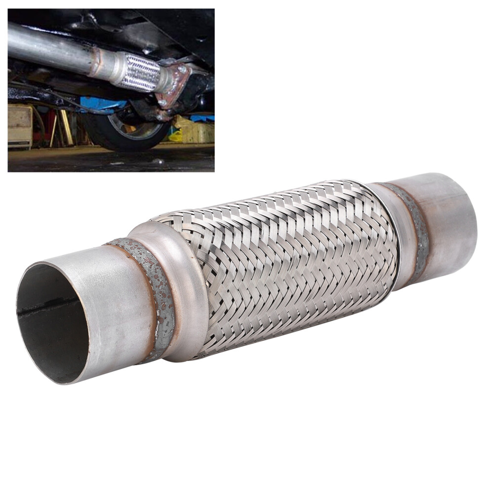 2.5X12in Stainless Steel Flexi Pipe For Car Exhaust With Particle Filter 4901377667031