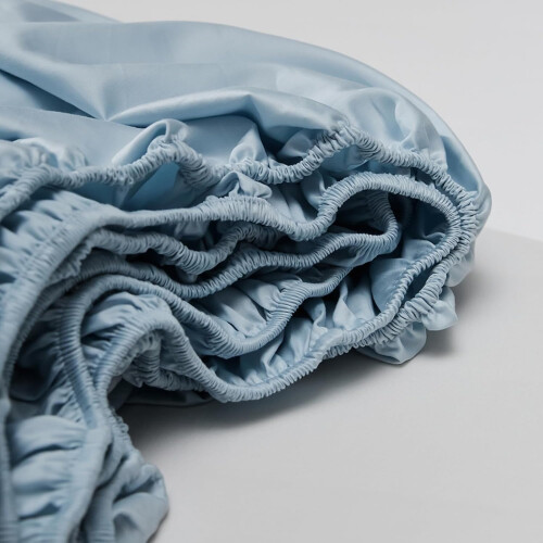 Deep Pocket Bed Sheets Cotton King Size Fitted Sheet 100x200+20cm Soft 1