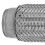 Stainless Steel Exhaust Flex Pipe 50x155mm Double Braided Silver 4