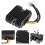 12V ATV Motorcycle Voltage Regulator Rectifier 6-Line Aluminum Alloy 7