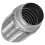 Stainless Steel Exhaust Flex Pipe 50x155mm Double Braided Silver 6
