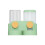 Cat Automatic Feeder Cage Mount Water Feeder Cat Feeding-Green 1