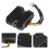 12V ATV Motorcycle Voltage Regulator Rectifier 6-Line Aluminum Alloy 15