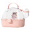 Outdoor Multifunction Cage for Hamster Portable Plastic-pink 1