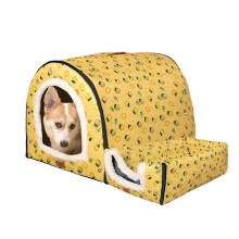 Lit chaud pour chat, grotte pour chat d'intérieur, motif de-M 8