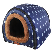 Pet Tent Soft Bed Cave Dog House for Cat Small Dogs-L 12