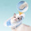 Soft Pet Recovery Collar Dog for Cat Double Layer Cone-M Pink 4