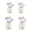 Soft Pet Recovery Collar Dog for Cat Double Layer Cone-M Pink 2