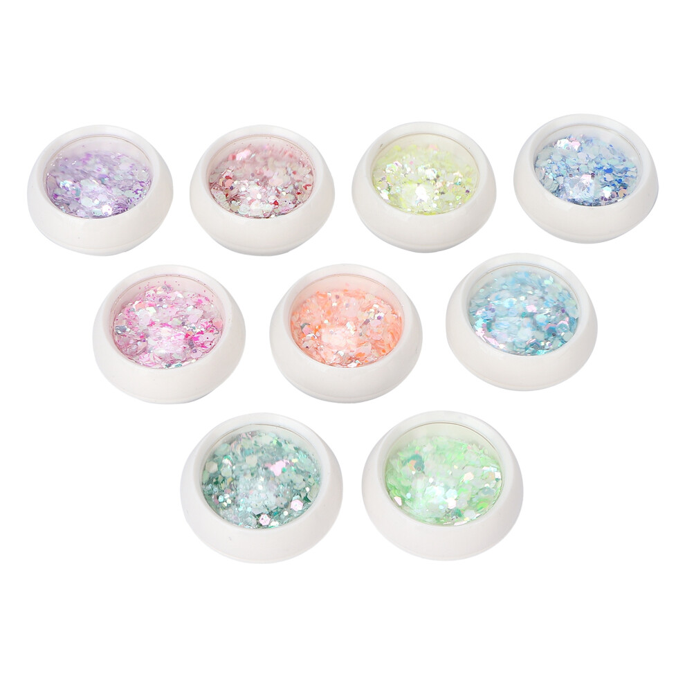 Decoration Accessories for Face And Body Art, Skin-Safe Chunky Glitter Makeup with Reflective Iridescent Flakes for Holographic Nail Sequins Effects,
