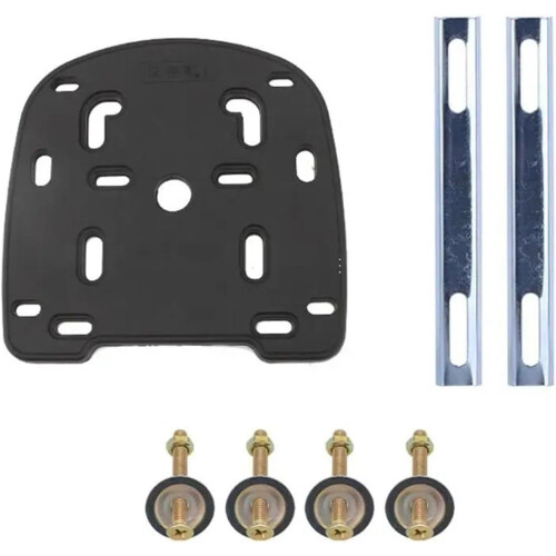 Universal Motorcycle  Case with Mounting Plate and Quick Release System for Rear Storage 1