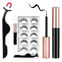 Wiederverwendbare magnetische Wimpern, verstellbare Größe, einfache Anwendung, hoher Tragekomfort, langlebig, kein Kleber erforderlich, für
