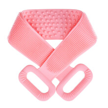 Ideell for alle hudtyper, silikon ryggskrubber gir enkel rengjøring og skånsom peeling, silikonkonstruksjon i næringsmiddelkvalitet sikrer hygiene