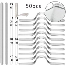 Complementos versátiles para máscaras: tiras ajustables para el puente nasal, núcleo de metal sólido, proyectos de manualidades, 50/200 piezas