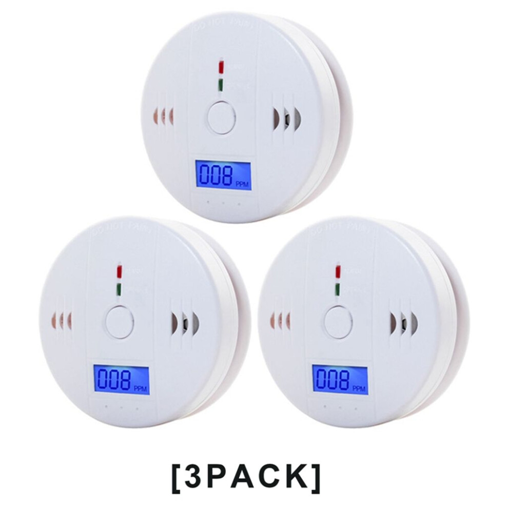 Easy To Install Carbon Monoxide Detectors, Led Screen Offering Comprehensive Protection Against Smoke And Co Hazards, 10*10*4Cm For Halloween Parties