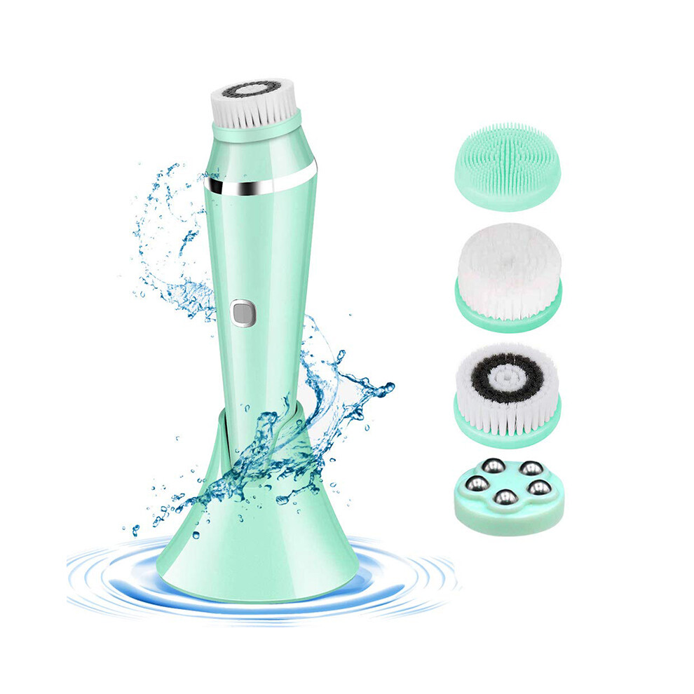 Ultimate Facial Cleansing Companion, Multi Brush Heads for Deep Cleansing & Exfoliation, Sensitive Skin Friendly with USB Charging For Nightclubs