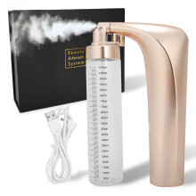 Handheld Facial Atomizer with Skin Moisture Tester, Nano Ultrasonic Technology for On-The-Go Hydration