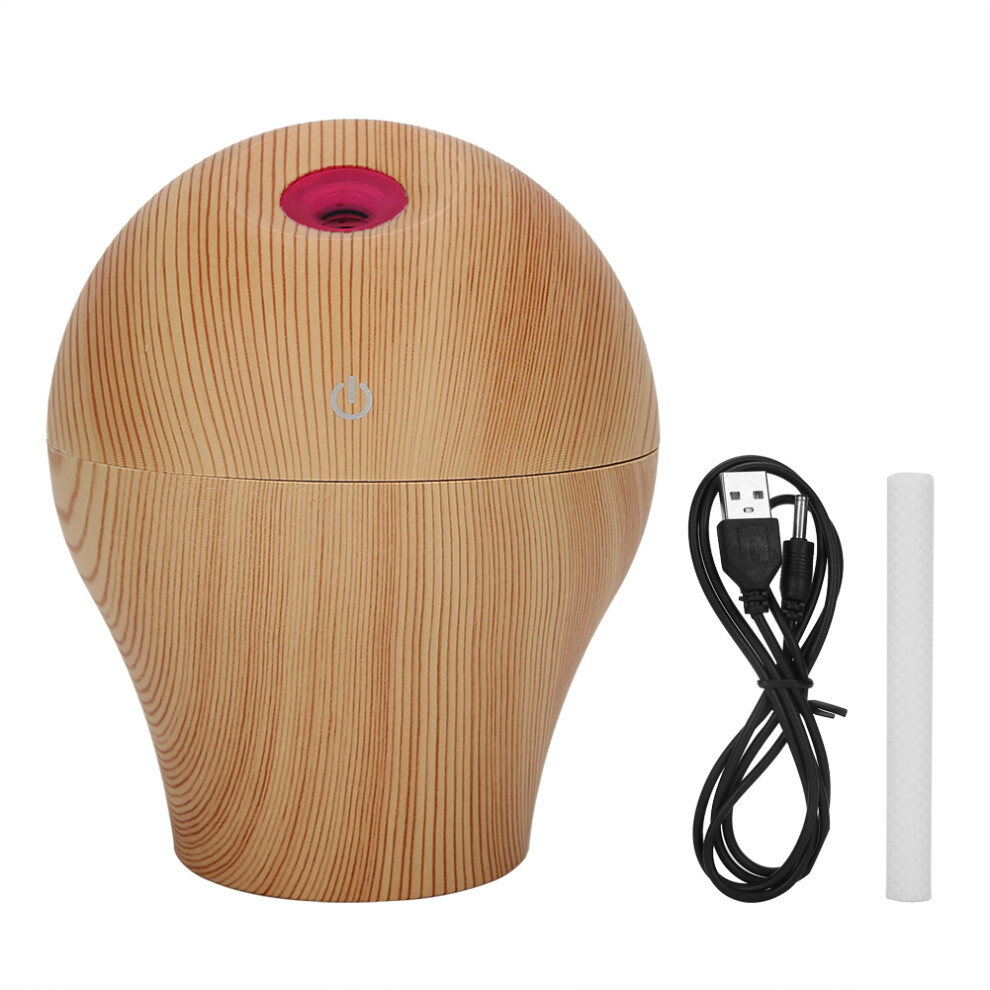 Light Ultrasonic Technology Aromatherapy Humidifier Cool Mist With Color Changing Leds Night Whisper Quiet Operation Wood Look Finish Portable Design