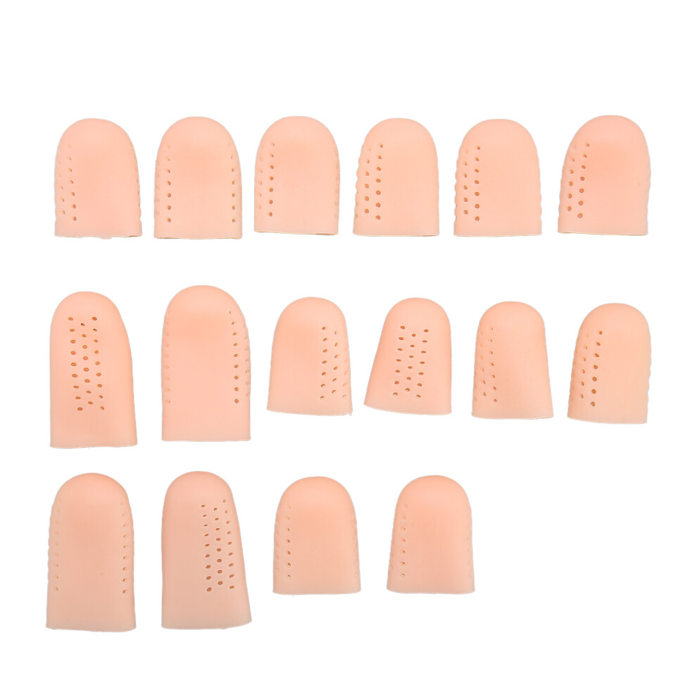Silicone Toe Protector with Holes Soft Gel Material Reusable Toe Caps for Pain Relief, Ideal for Corns Blisters Ingrown Toenails and Calluses