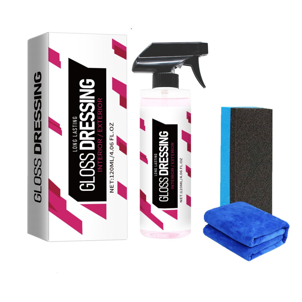 Car Plastic Tire Restorer Ceramic Coating Trim Dressing For Faded Tires Interior Floor Mats Quick Detailer Gloss Shine 9199774288361