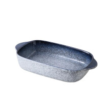 Ceramic Baking Dish 700ml Microwave Oven Safe Blue Cheese Baked Rice Tray Kitchen Utensils