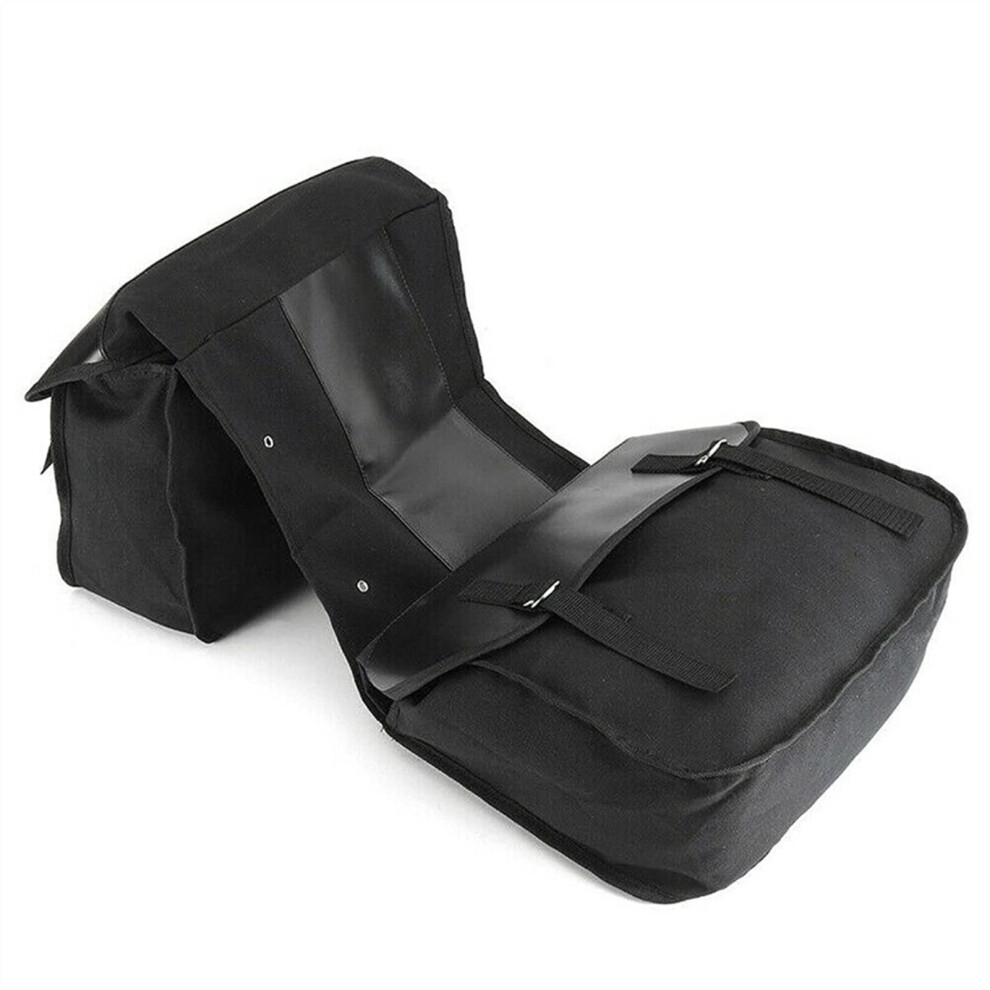 Waterproof Motorcycle Saddle Bag With Capacity Canvas Panniers For Ducati Touring Black 9199774288491