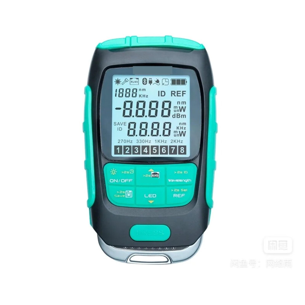 Fiber Optic Tester 4In1 Fiber Optic Power Multimeter Optical Meter, Cable Tester, Flashlight For Telecom Maintenance 9199774288507