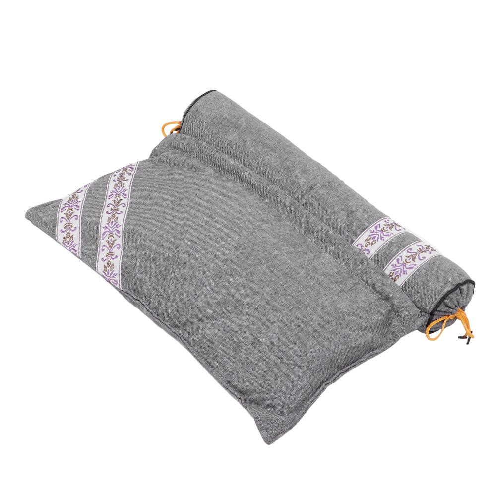 Breathable Linen Fabric Pillow, Ergonomic Support With Natural Mugwort For Pain Relief, Adjustable Comfort, Promotes Healthy Sleep Posture, Separable
