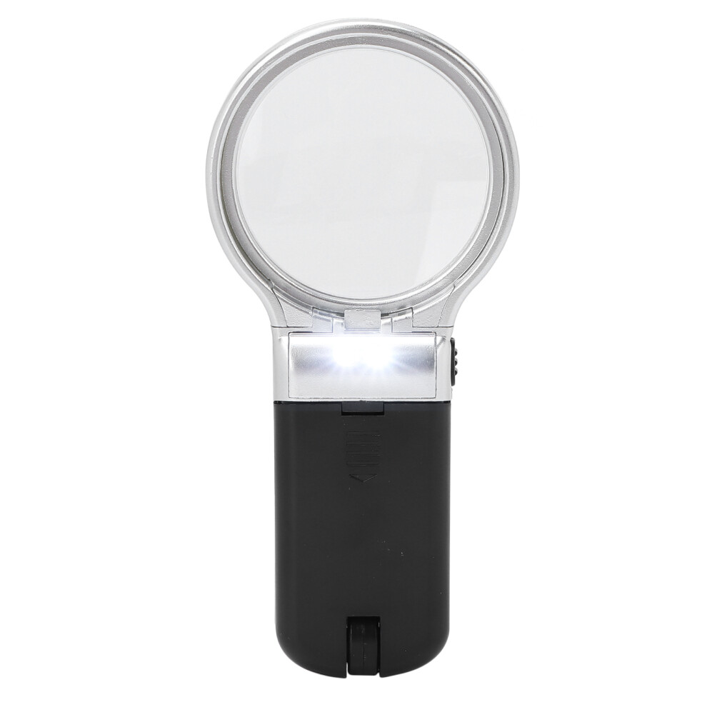 Light 3X Folding Magnifying Glass With Led Portable Handheld For Elderly